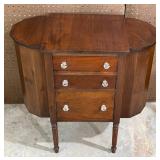 Antique Martha Washington Style Sewing Cabinet