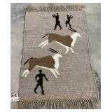 Hand-woven African Karakul Wool Tapestry