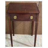 Vintage Mahogany Table With Single Drawer