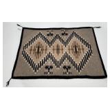 Vintage Two Grey Hills Style Navajo Rug