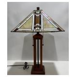 Tiffany Style Stained Glass Table Lamp