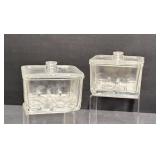 Vintage Glass Sanitary Cheese Preservers