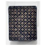 1940s Blue Velvet Cigarette Case, Narain & Sons