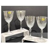 Vintage Luminarc Crystal Wine Glasses