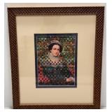 Jose Augustin Fumero Framed Fiber Mosaic  Artwork