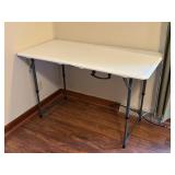 4ft Folding Table With Adjustable Legs