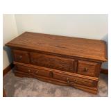 Wooden Cedar-Lined Storage Chest
