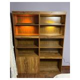 Wooden Bookshelf Set