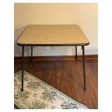 Square Vintage Card Table