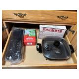 Lot with FoodSaver Rolls and Kitchen Appliances