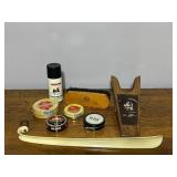 Shoe Care Kit With Polishes And Accessories
