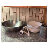 Kitchenware Set Including Bowls and Tools