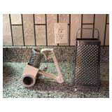 Pampered Chef Rotary Grater With Box Grater