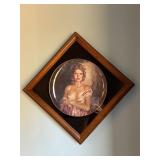 Leo Jansen ï¿½Lisaï¿½ Plate in Wooden Frame