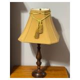 Wood Table Lamp with Shade