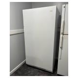 White Upright Freezer With Wire Shelves