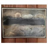 Abstract Mixed Media Landscape Art