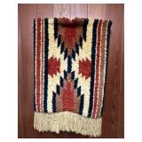 Handmade Woven Tapestry With Fringe