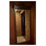 Carved Wood Framed Wall Mirror