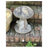 Concrete Mushroom Garden Sculpture