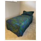 Twin Bedspread and Pillow Sham Set # 2