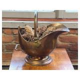Vintage Copper Coal Scuttle Bucket