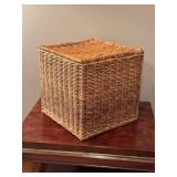 Square Woven Rattan Storage Basket