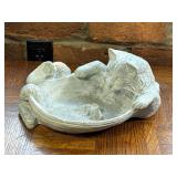 Stone Cat Dish Bowl With Playful Design