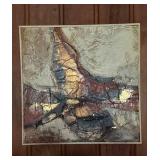Abstract Mixed Media Artwork on Canvas