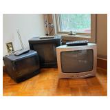 Three Televisions with Remotes