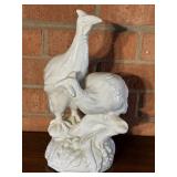 Porcelain Figurine of Two Guinea Fowl