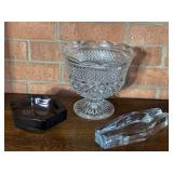 Crystal and Glass Decorative Items Trio