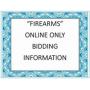 December Online Only Firearms Auction Closing 12/4/23