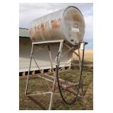 Overhead Gravity Fuel Tank on Stand