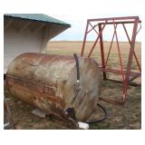 Overhead Gravity Fuel Tank on Stand