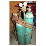 Oxy-Acet Welding Unit on Cart