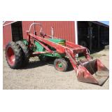 1950 Oliver 77 Row Crop Tractor, FH F11 FE Loader