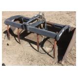 Skid Steer Bucket w/ Grapple Fork
