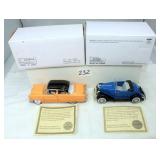 (2) Collectible Model Cars