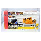 Joal Compact Semi Tractor & Trailer w/Cat Dozer