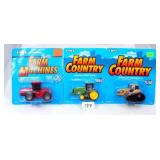 (3) Farm Machines/Country Collectible Toys