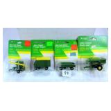 (4) JD Misc Collectible Farm Implements