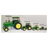 Toy Tractor Scale Size Info