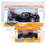 (2) Big Time Muscle Collectible Cars