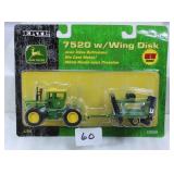 JD 7520 Tractor w/Wing Disk