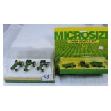 (2) JD Microsize Tractor/Farm Sets