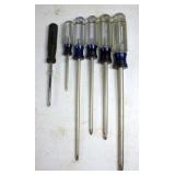 (5) Craftsman Phillps Screw Drivers