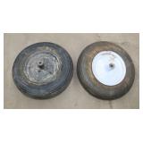 (2) Wheel Barrow Tires/Wheels