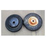 (2) Wheel Barrow Tires/Wheels