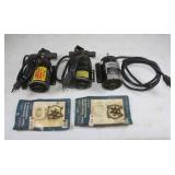 Small Electric Motor, (2) Mini Vac Pumps